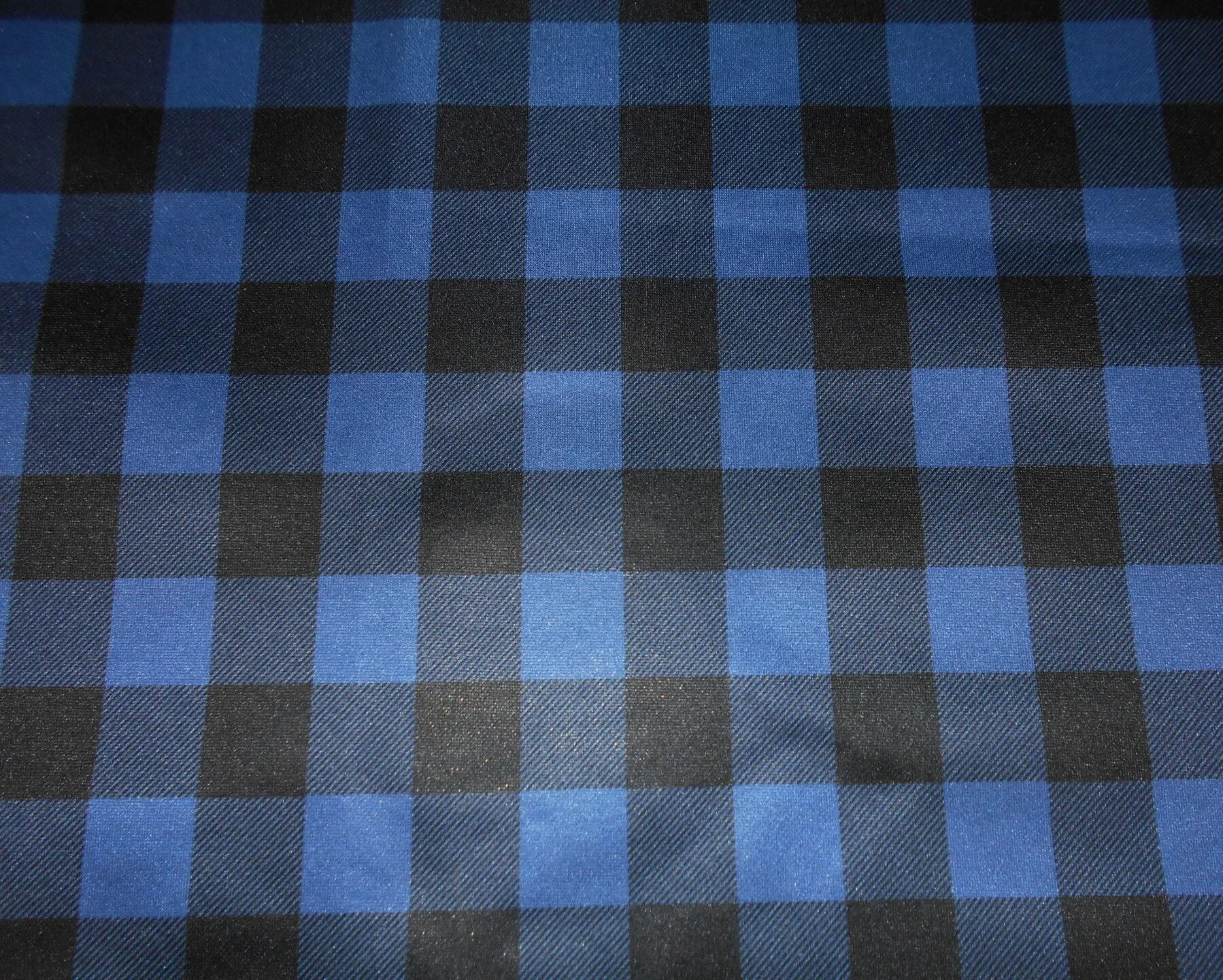 PUL carreauté bleu