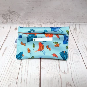 Sac collation Taille & Retailles en tissu Festin d'oiseaux