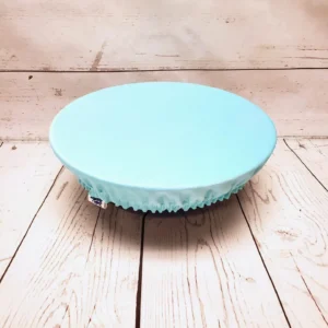 Grand couvre-bol réutilisable Taille & Retailles en tissu Aqua