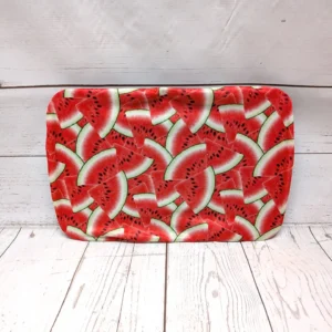 Couvre-bol rectangulaire (lasagne) Taille & Retailles en tissu Melons juteux