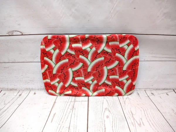 Couvre-bol rectangulaire (lasagne) Taille & Retailles en tissu Melons juteux