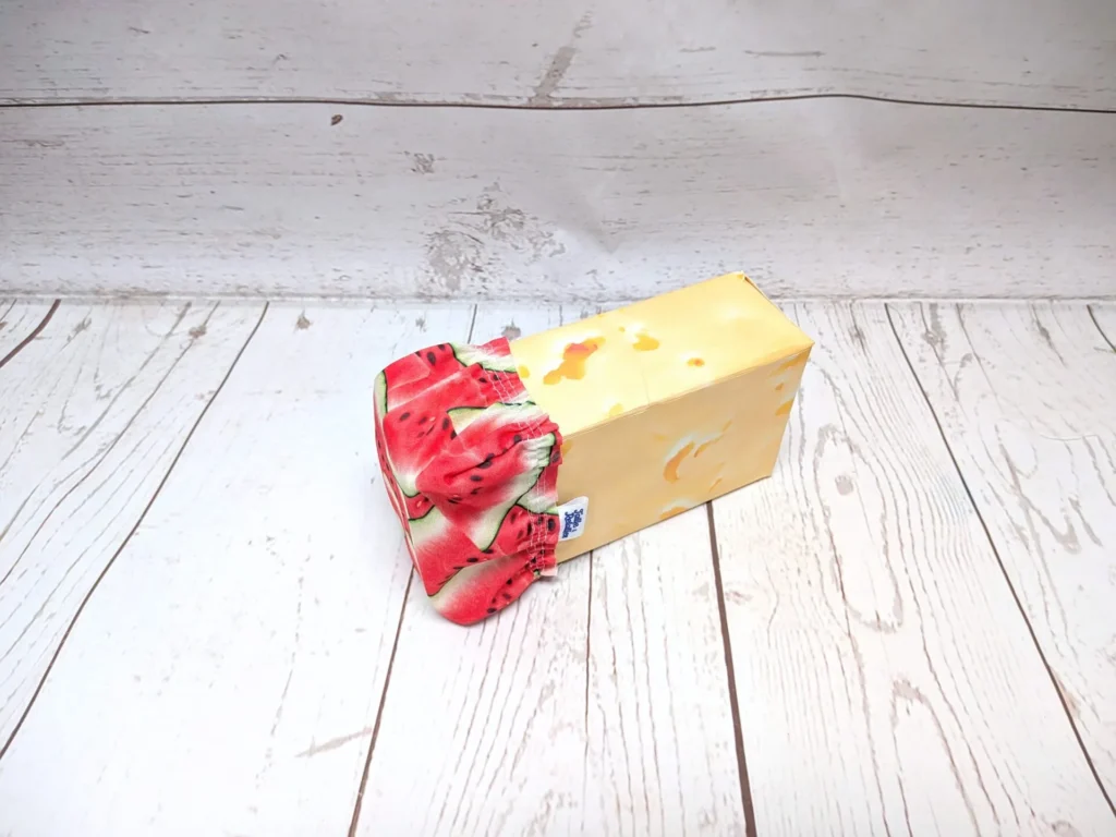 Couvre-fromage XL Taille & Retailles en tissu Melons juteux