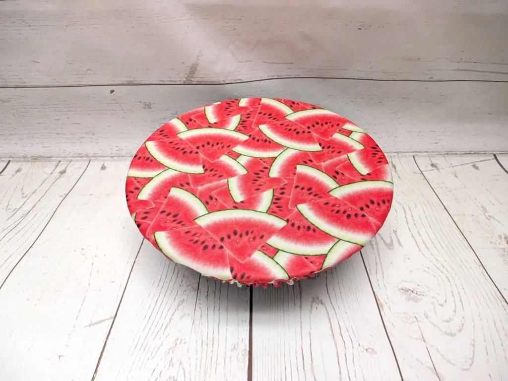 Grand couvre-bol Taille & Retailles en tissu Melons juteux