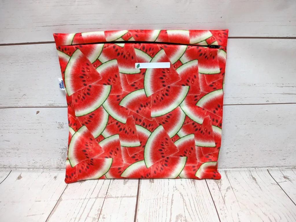 Grand sac réutilisable format congélation Taille & Retailles en tissu Melons juteux