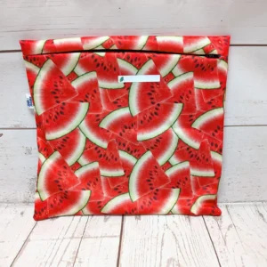 Grand sac réutilisable format congélation Taille & Retailles en tissu Melons juteux