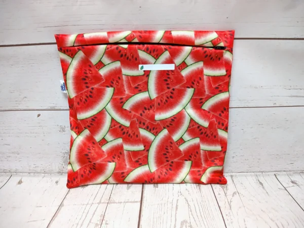 Grand sac réutilisable format congélation Taille & Retailles en tissu Melons juteux