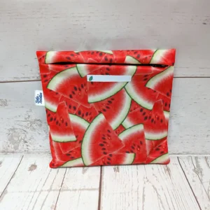 Sac à sandwich réutilisable Taille & Retailles en tissu Melons juteux