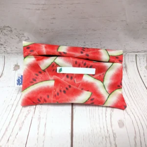 Sac collation Taille & Retailles en tissu Melons juteux