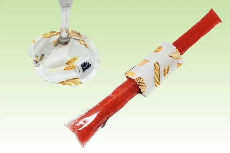 Sous-verre identifiant la coupe de vin et couvre Mr Freeze Taille & Retailles en tissu Boulangie - blog
