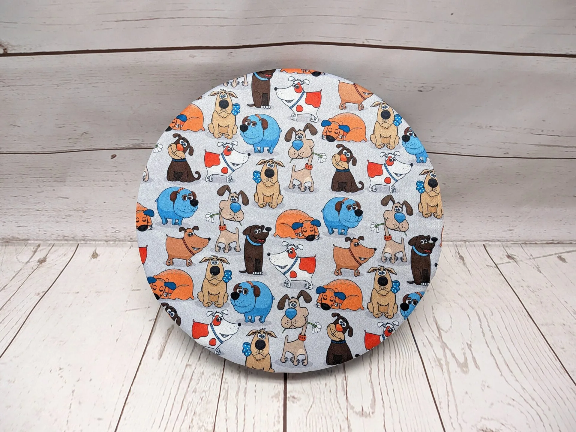 Couvre-bol réutilisable – Grand – 70. Chiens rigolos