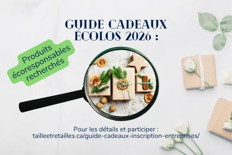 Guide-cadeaux écolos 2026 - entreprises recherchées
