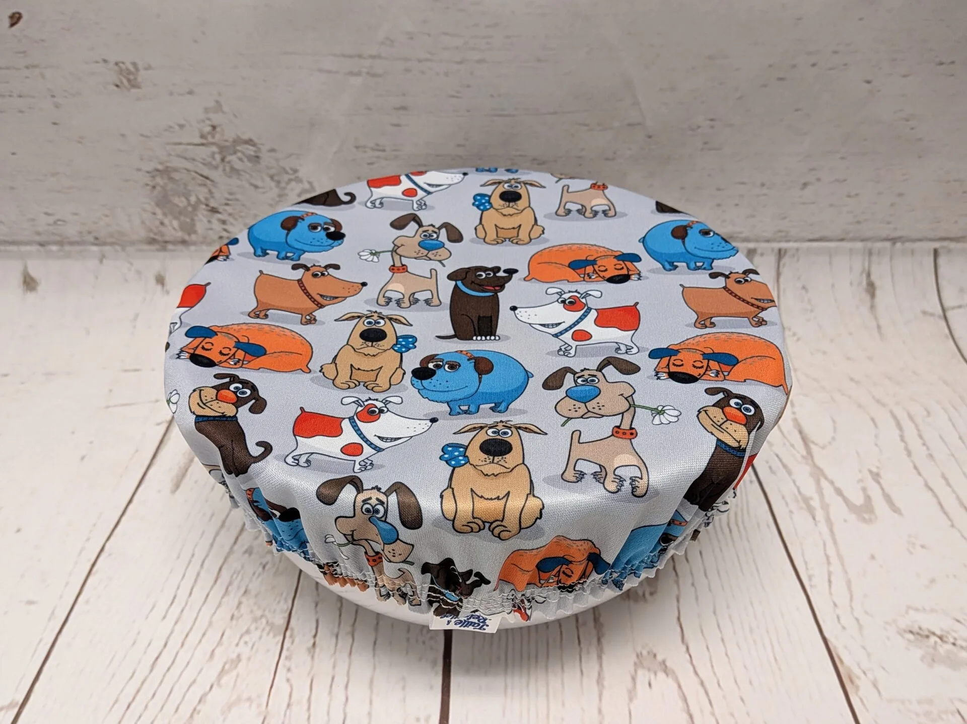 Couvre-bol réutilisable – Moyen – 70. Chiens rigolos